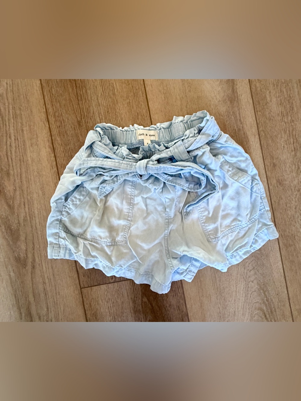 cloth & stone Light Blue Denim Shorts